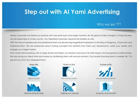 Step Out with Al Yami Advertising - 20+ Years Legacy